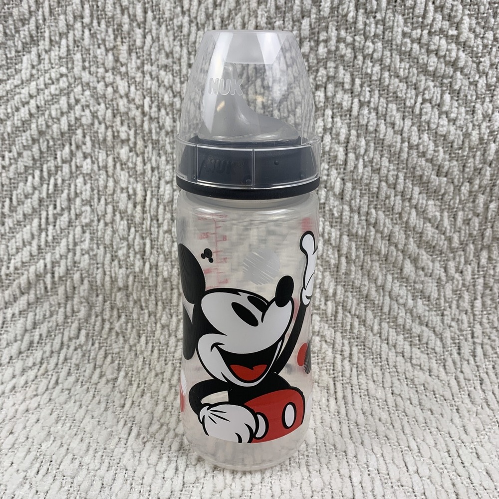 NUK Active Cup Soft Spout Transition Sippy Cup‎ Mickey Mouse 10oz 8+m NWOT
